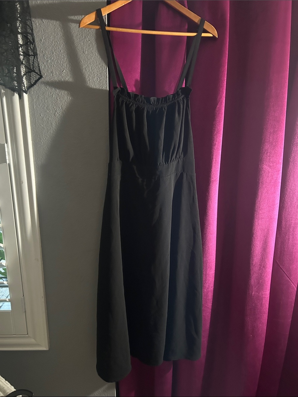 Forever 21 Black Strappy Midi Sundress